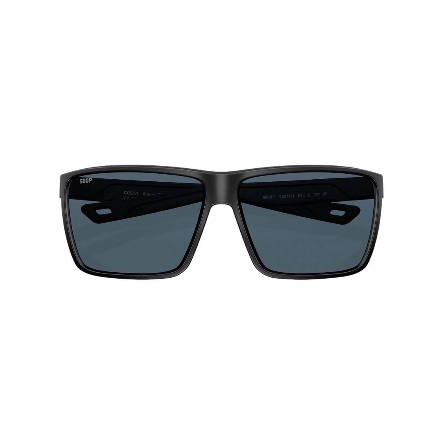 Rincon II: Matte Black Frame | Gray 580G Costa Del Mar