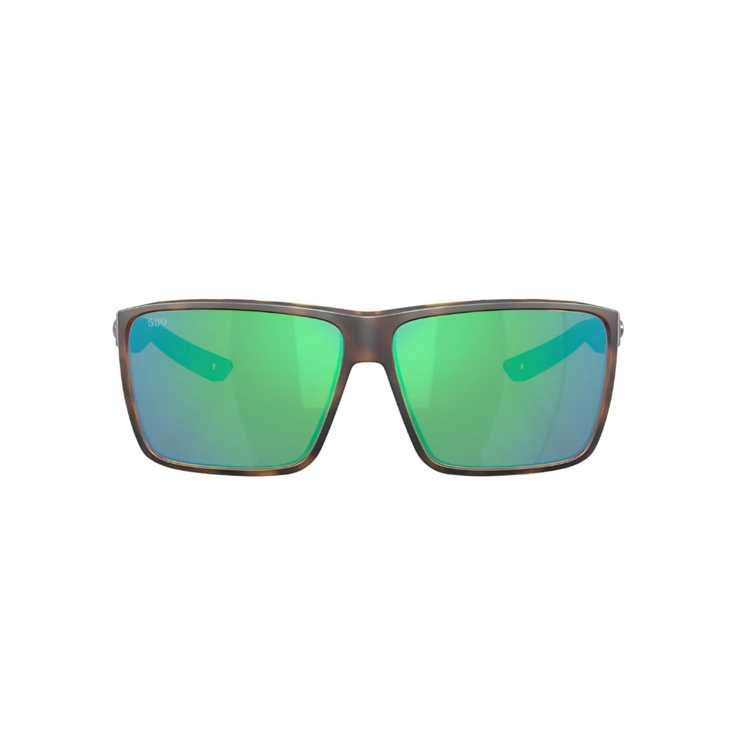 Rincon II: Matte Tortoise Frame | Green Mirror 580G Costa
