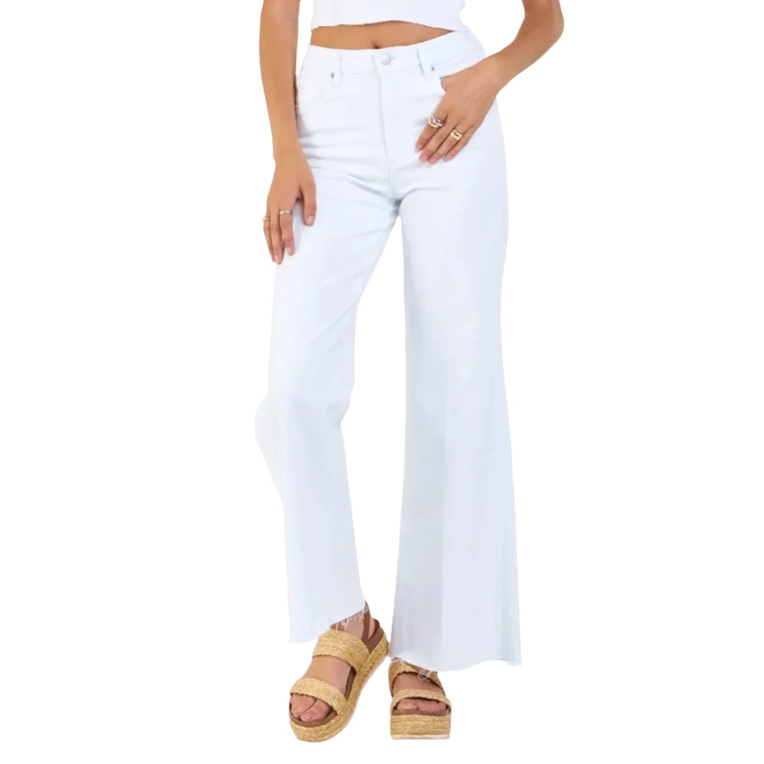 Women’s Fiona Super High Rise Wide Leg Jeans Dear John