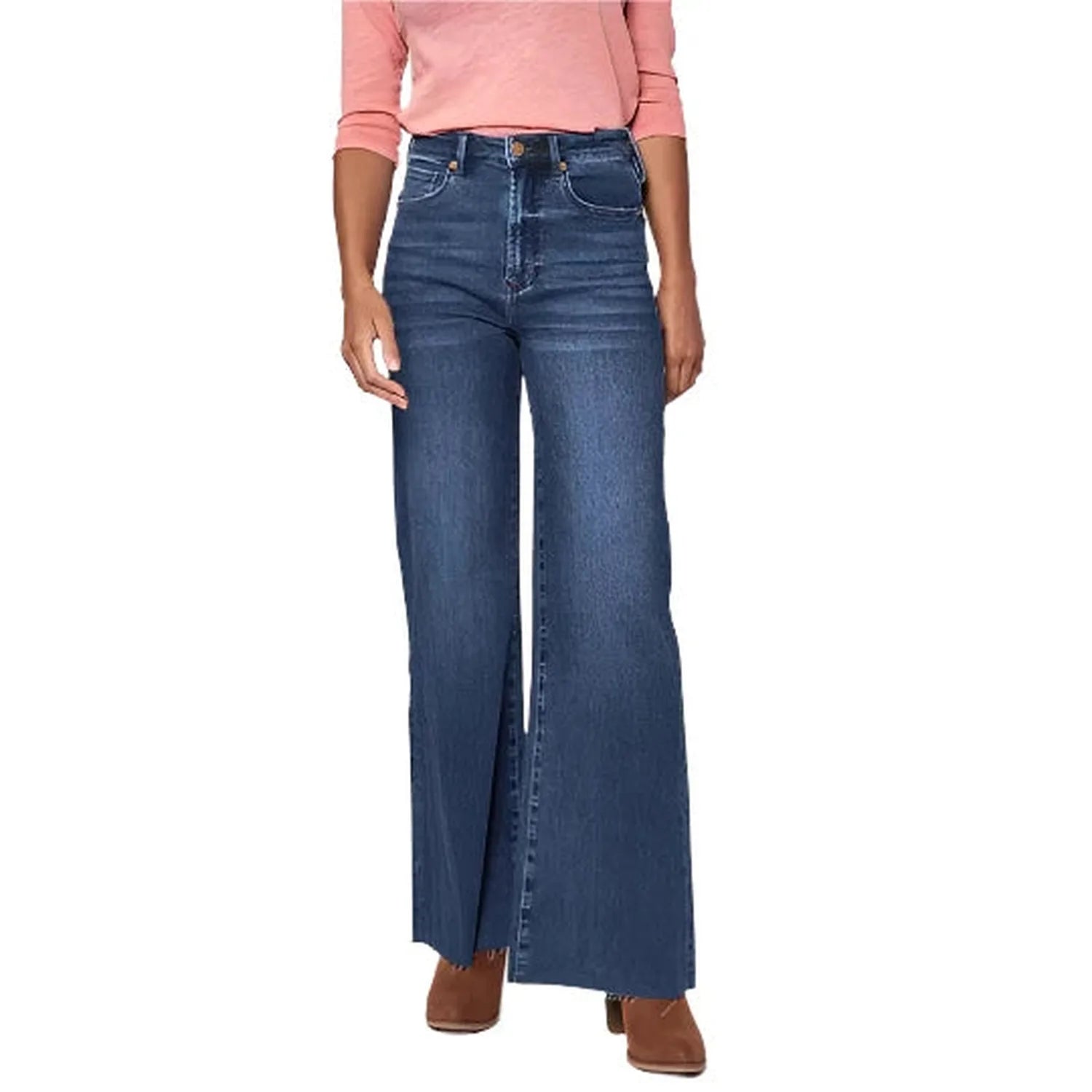 Women’s Fiona Super High Rise Wide Leg Jeans Dear John