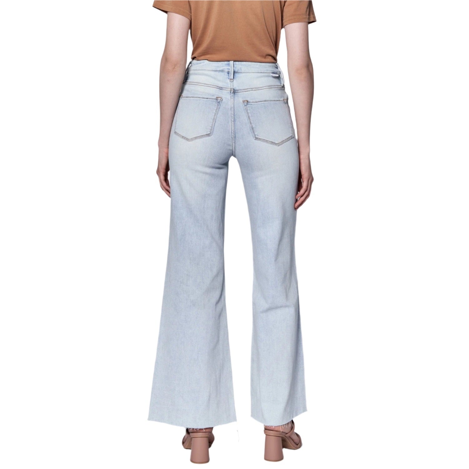 Women’s Fiona Super High Rise Wide Leg Jeans Dear John Denim