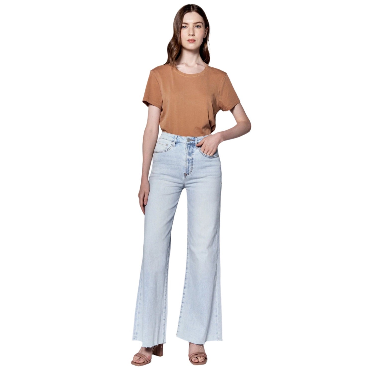 Women’s Fiona Super High Rise Wide Leg Jeans Dear John Denim