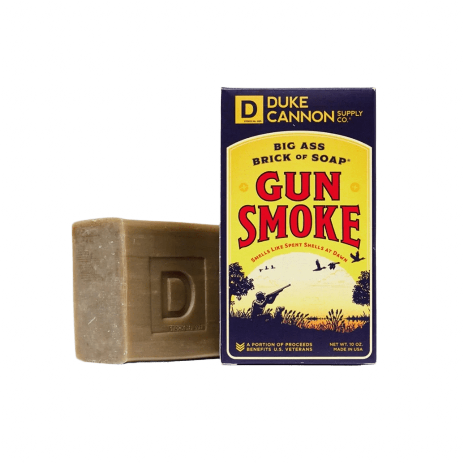 Big Ass Brick of Soap Duke Cannon - GUN SMOKE