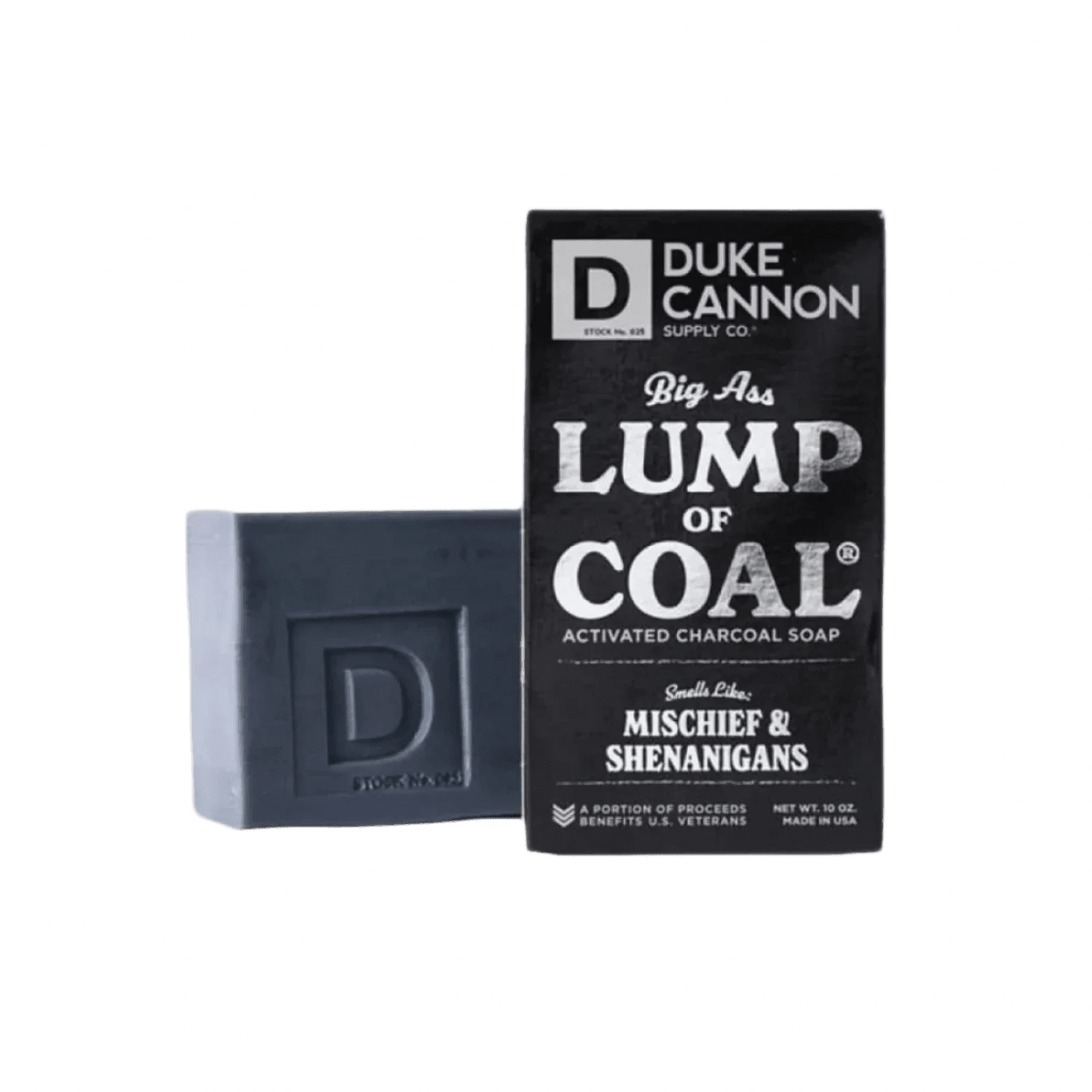 Big Ass Brick of Soap Duke Cannon - LUMP COAL