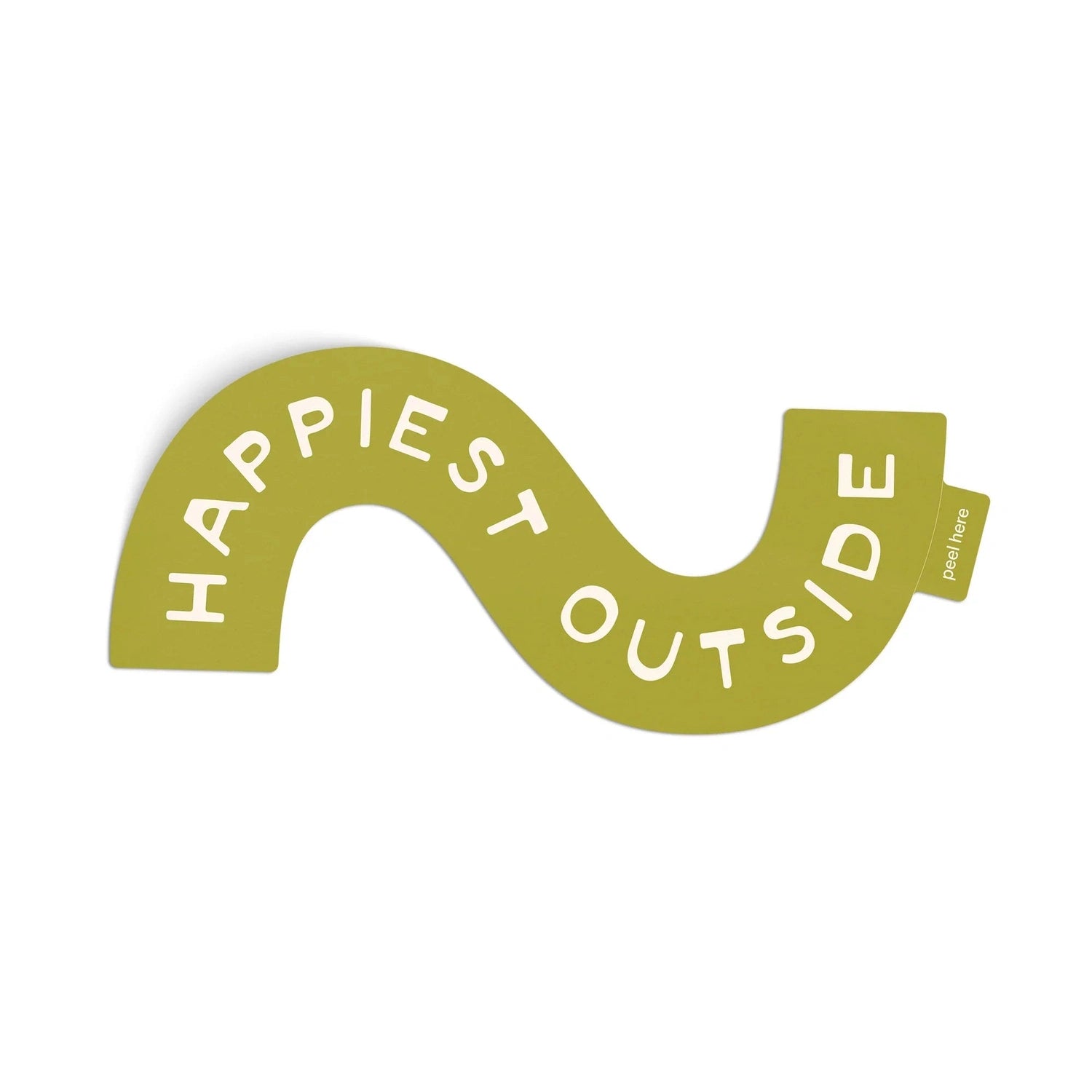 Vinyl Sticker Large Endless August - HAPPIEST OUTSIDE