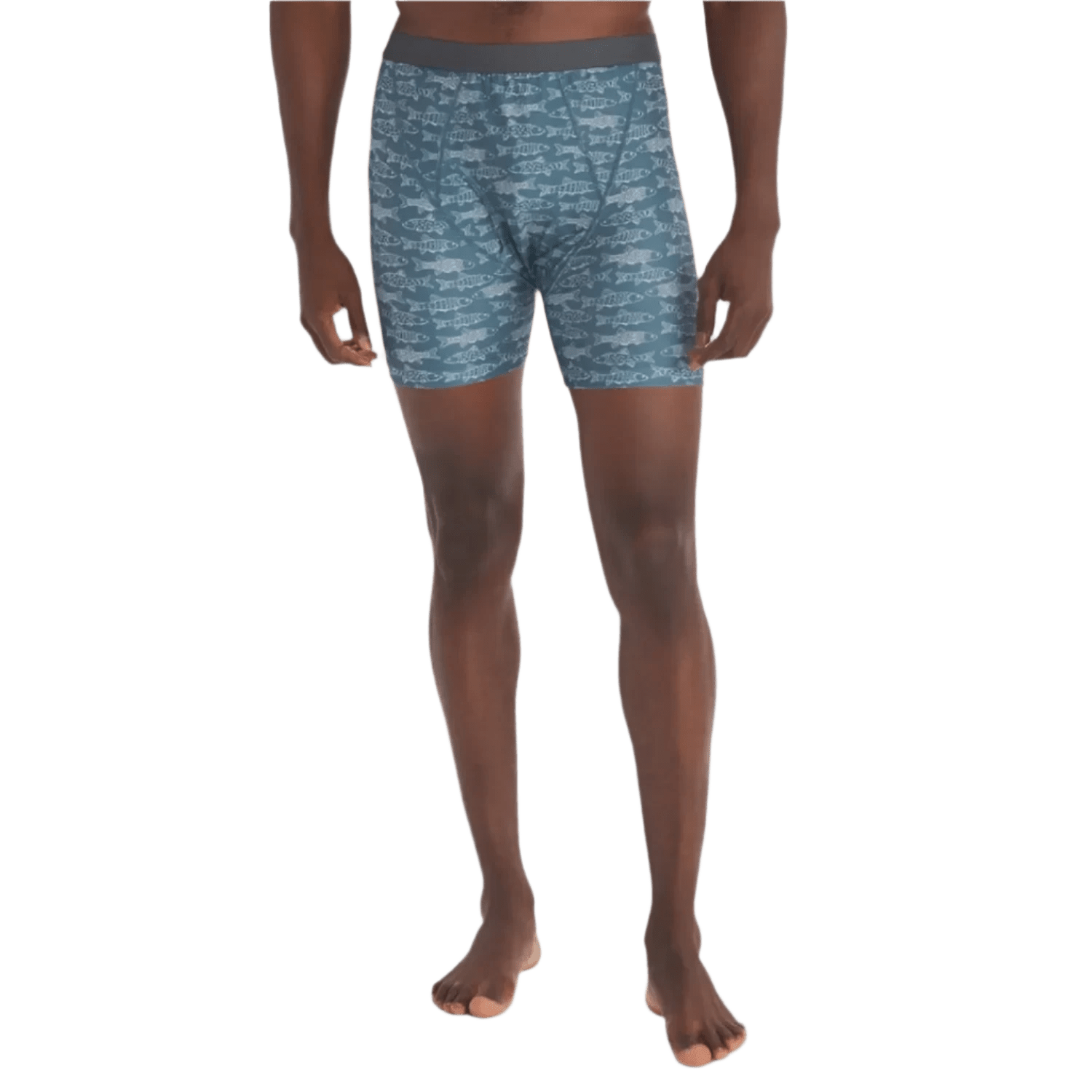 Men’s Give-n-Go 2.0 Boxer Brief Exofficio - STEEL BLUE FISH