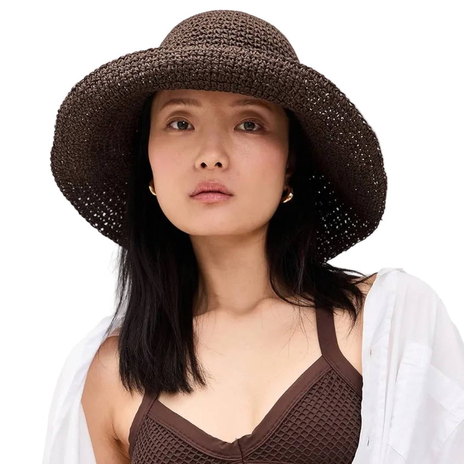 Floppy Sun Hat Faherty - 204 CHOCOLATE