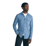 Men’s Legend Sweater Shirt Faherty - GTW GLACIER BLUE TWILL
