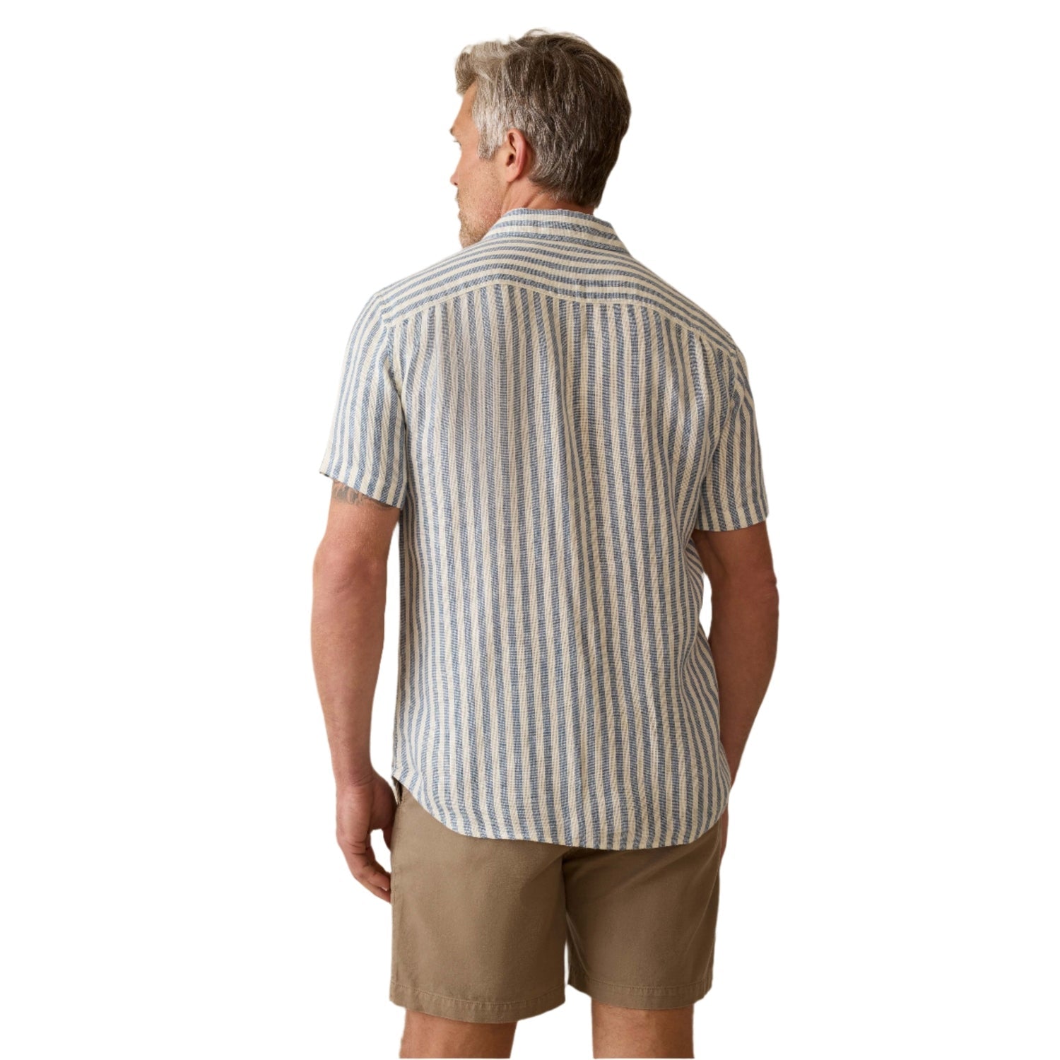 Men’s Short-Sleeve Palma Linen Shirt Faherty