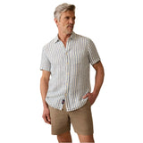 Men’s Short-Sleeve Palma Linen Shirt Faherty - HIV HORIZON