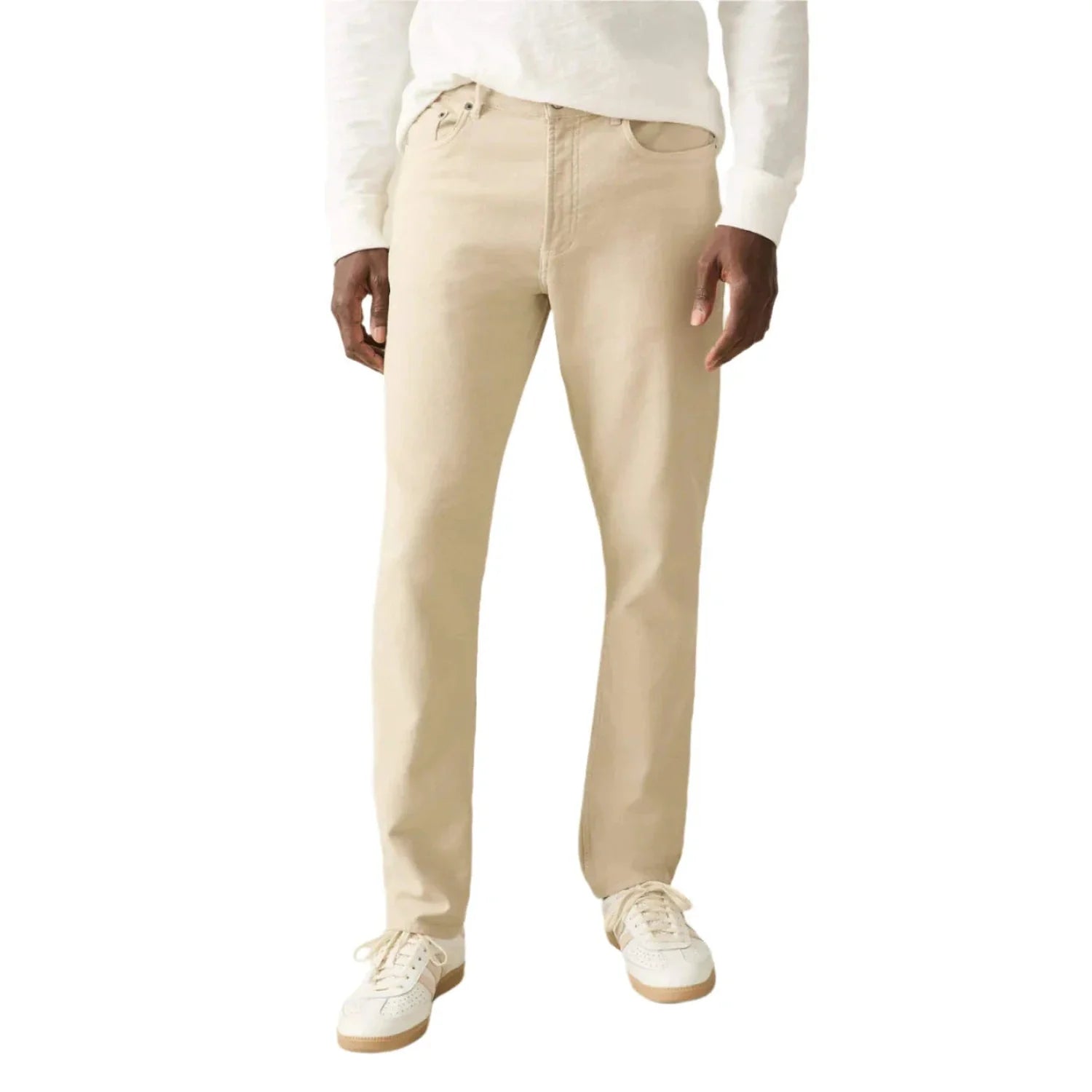 Men’s Stretch Terry 5-Pocket Pant Faherty - STN STONE