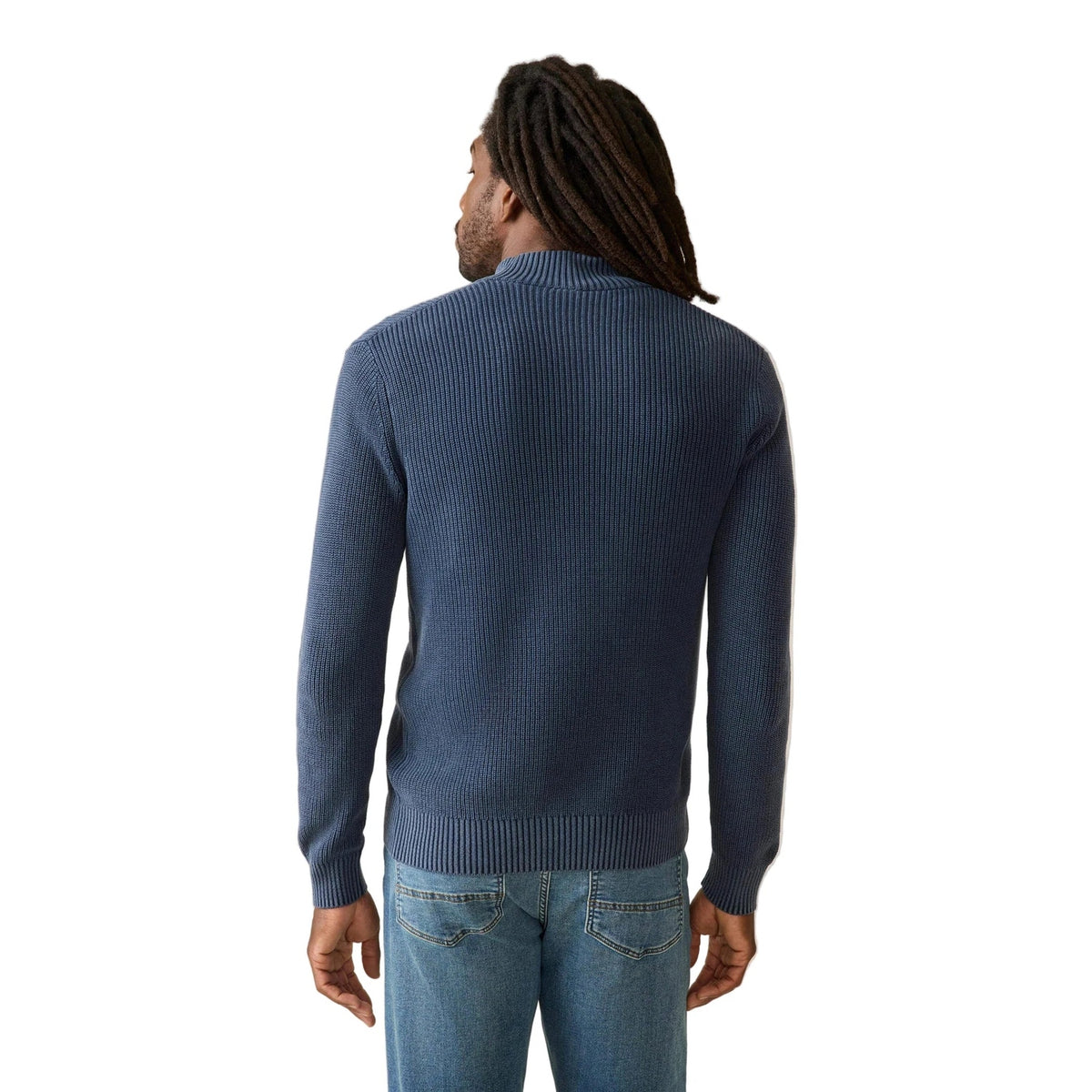 Men’s Sunwashed Quarter Zip Sweater Faherty