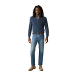 Men’s Sunwashed Quarter Zip Sweater Faherty