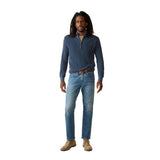 Men’s Sunwashed Quarter Zip Sweater Faherty