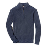 Men’s Sunwashed Quarter Zip Sweater Faherty