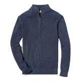 Men’s Sunwashed Quarter Zip Sweater Faherty