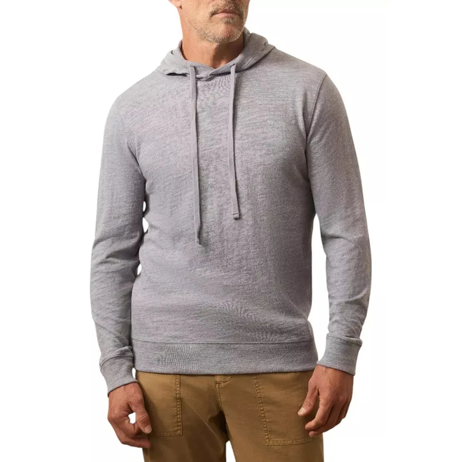 Men’s Sunwashed Slub Hoodie Faherty - IYB IRON BLUE HEATHER