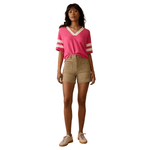 Women’s Sunwashed Slub Varsity Tee Faherty