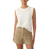 Women’s Sunwashed Slub Muscle Tank Faherty - IVK IVORY ROCK