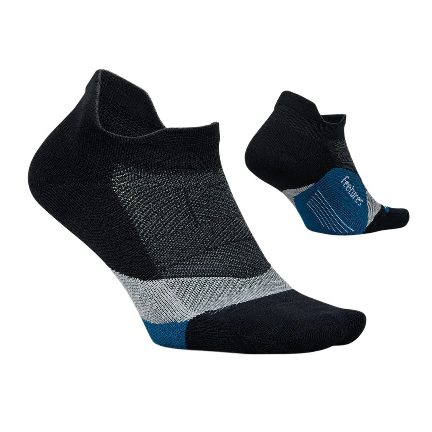 Elite Light Cushion No Show Tab Socks Feetures