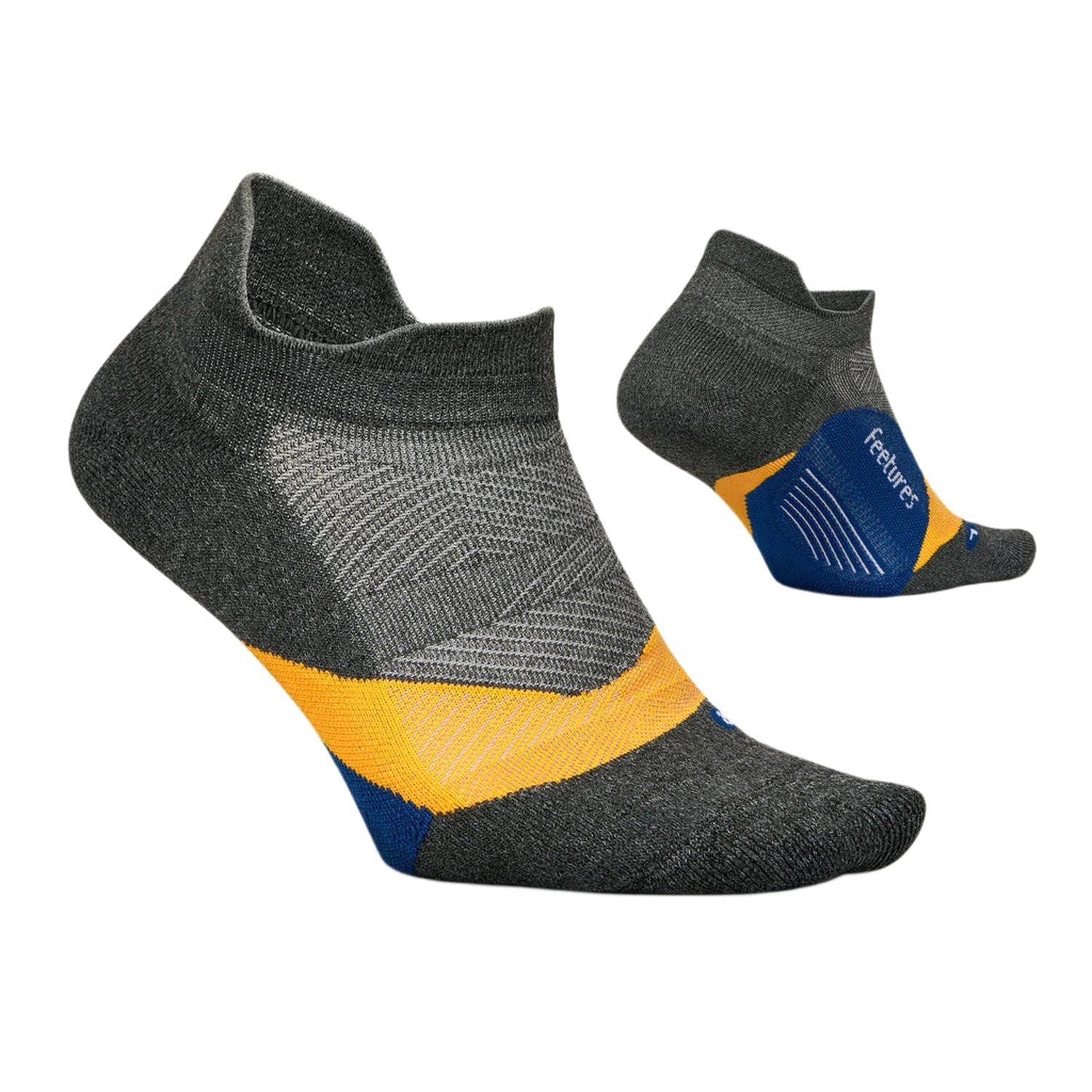 Elite Light Cushion No Show Tab Socks Feetures