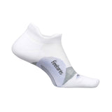 Elite Light Cushion No Show Tab Socks Feetures - WHITE