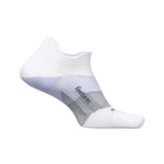 Elite Ultra Light No Show Tab Socks Feetures - WHITE