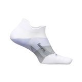 Elite Ultra Light No Show Tab Socks Feetures - WHITE