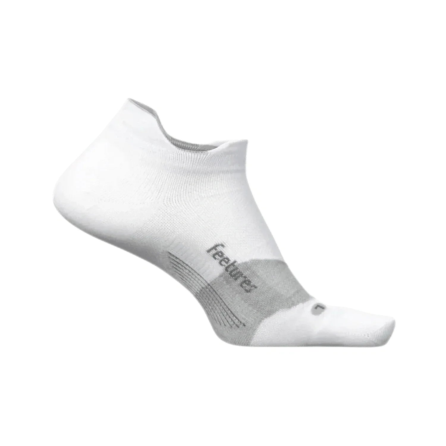Elite Ultra Light No Show Tab Socks Feetures - WHITE / S