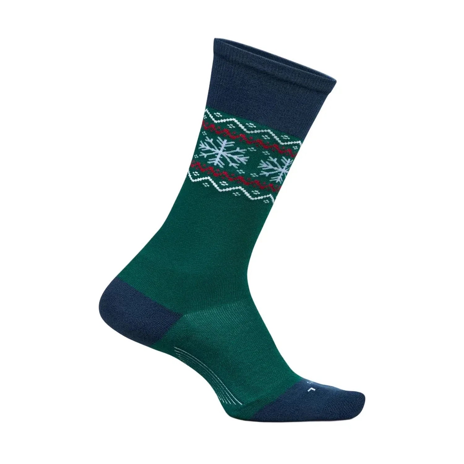 Lightweight Max Cush Crew Feetures - EVERGREEN / M