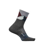Men’s Elite Trail Mini Crew Max Cushion Feetures - GRAY