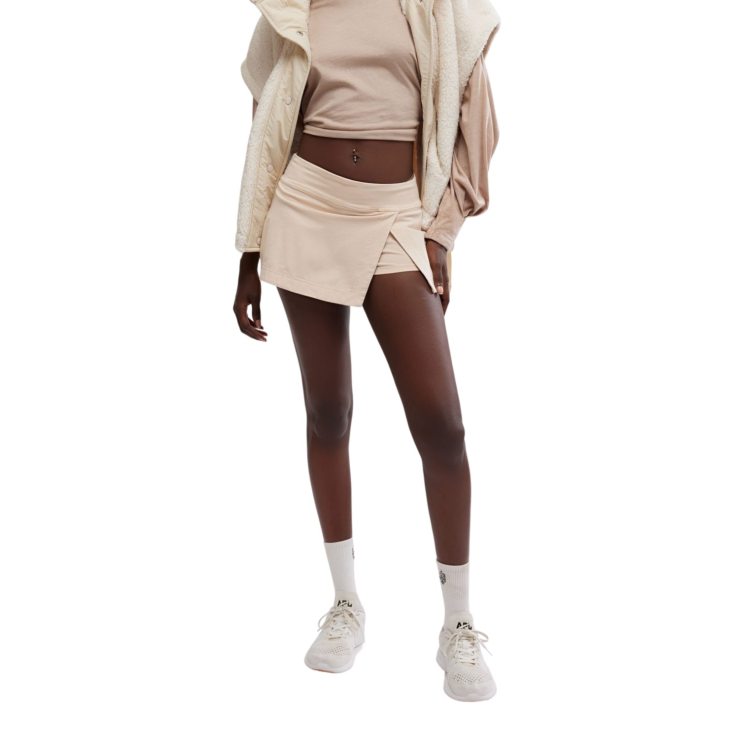 Women’s Hot Shot Mini Skort FP Movement - 2234 CAPPUCINO