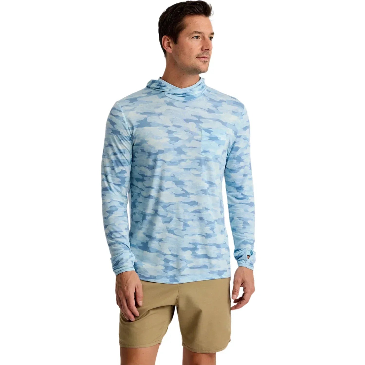 Men’s Bamboo Lightweight Hoodie Free Fly Apparel - SEASMOKE