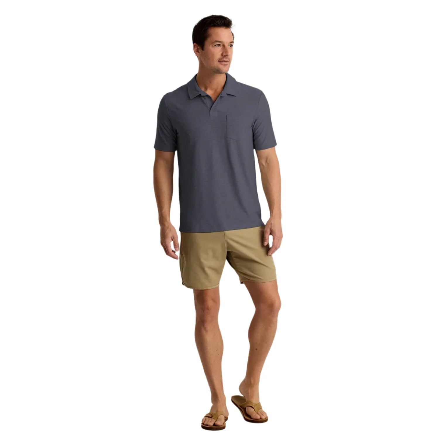Men’s Bamboo Slub Polo II Free Fly Apparel