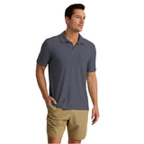 Men’s Bamboo Slub Polo II Free Fly Apparel - STORM CLOUD / S