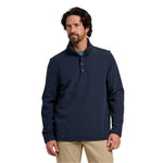 Men’s Gridback Fleece Snap Pullover Free Fly Apparel - DEEP