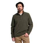 Men’s Gridback Fleece Snap Pullover Free Fly Apparel - DARK