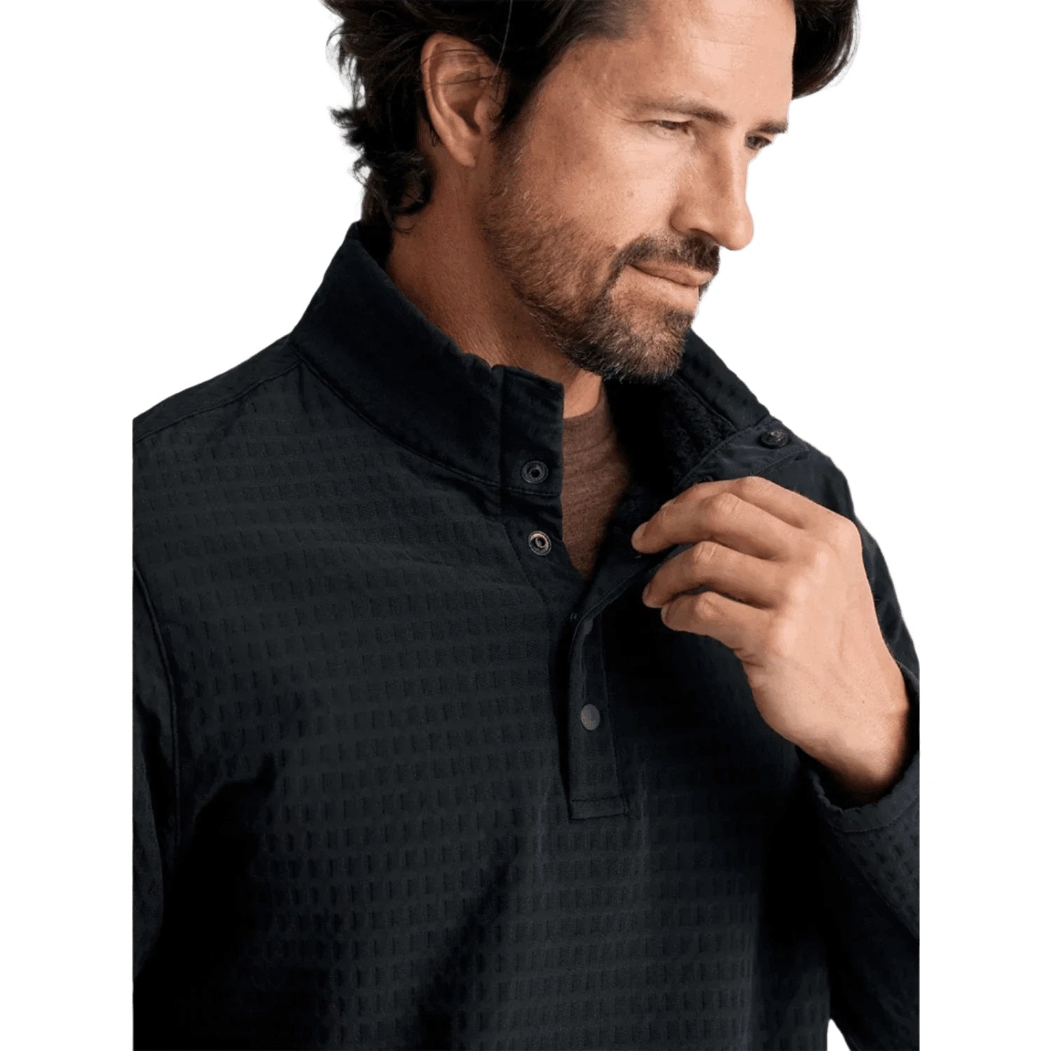 Men’s Gridback Fleece Snap Pullover Free Fly Apparel