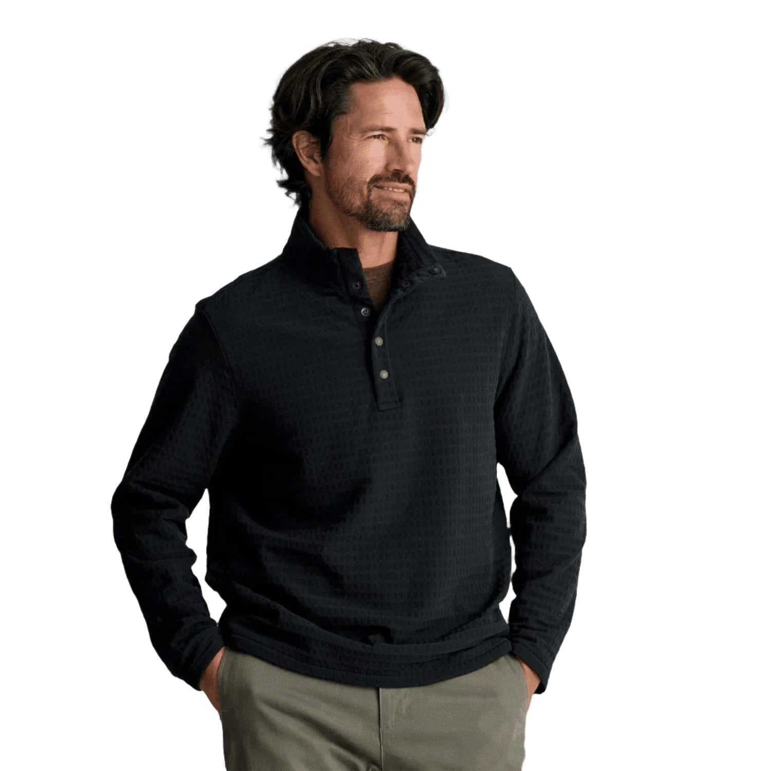 Men’s Gridback Fleece Snap Pullover Free Fly Apparel