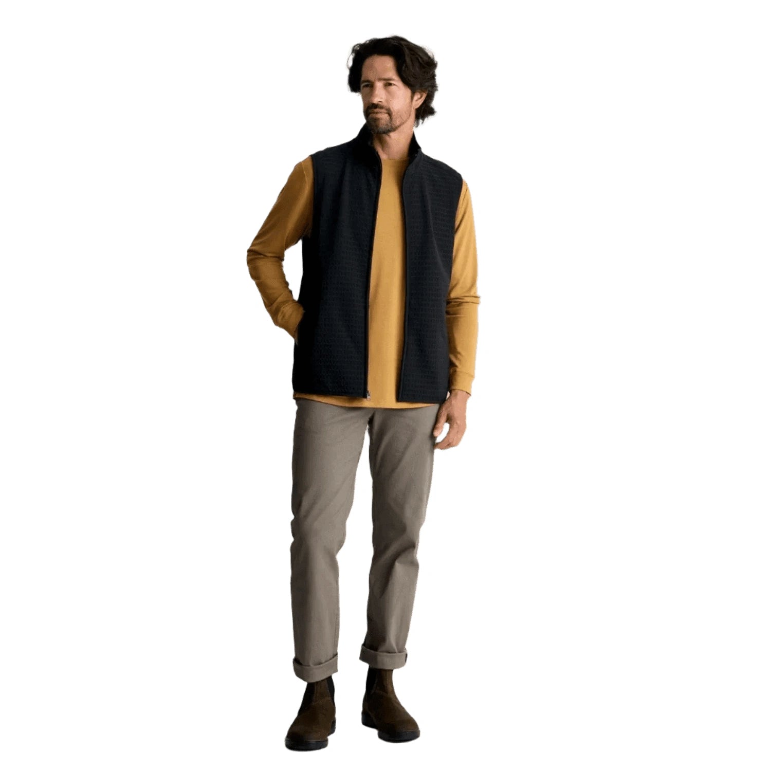 Men’s Gridback Fleece Vest Free Fly Apparel