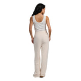 Women’s Bamboo Lightweight Fleece Wide Leg Pant Free Fly