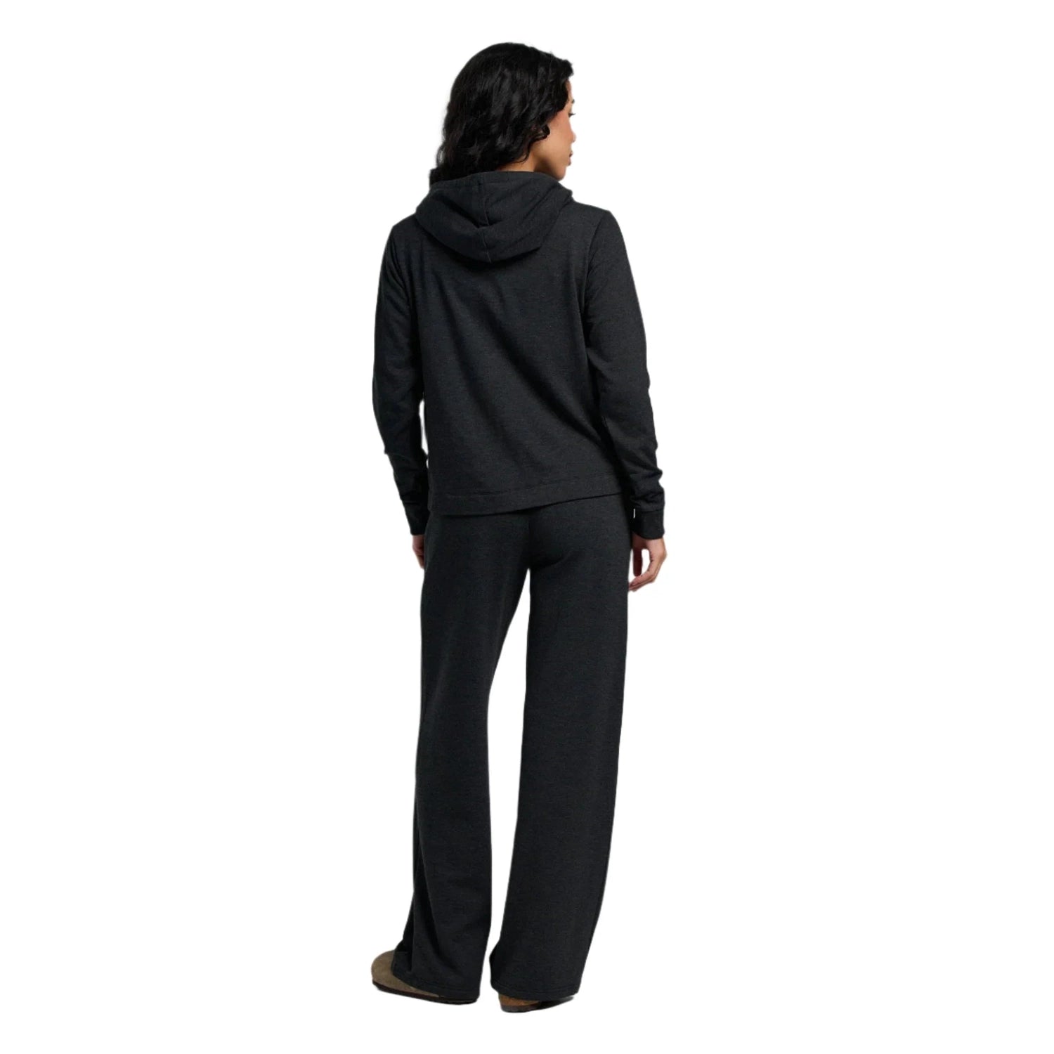 Women’s Bamboo Lightweight Fleece Wide Leg Pant Free Fly
