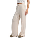 Women’s Bamboo Lightweight Fleece Wide Leg Pant Free Fly