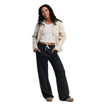 Women’s Bamboo Lightweight Fleece Wide Leg Pant Free Fly