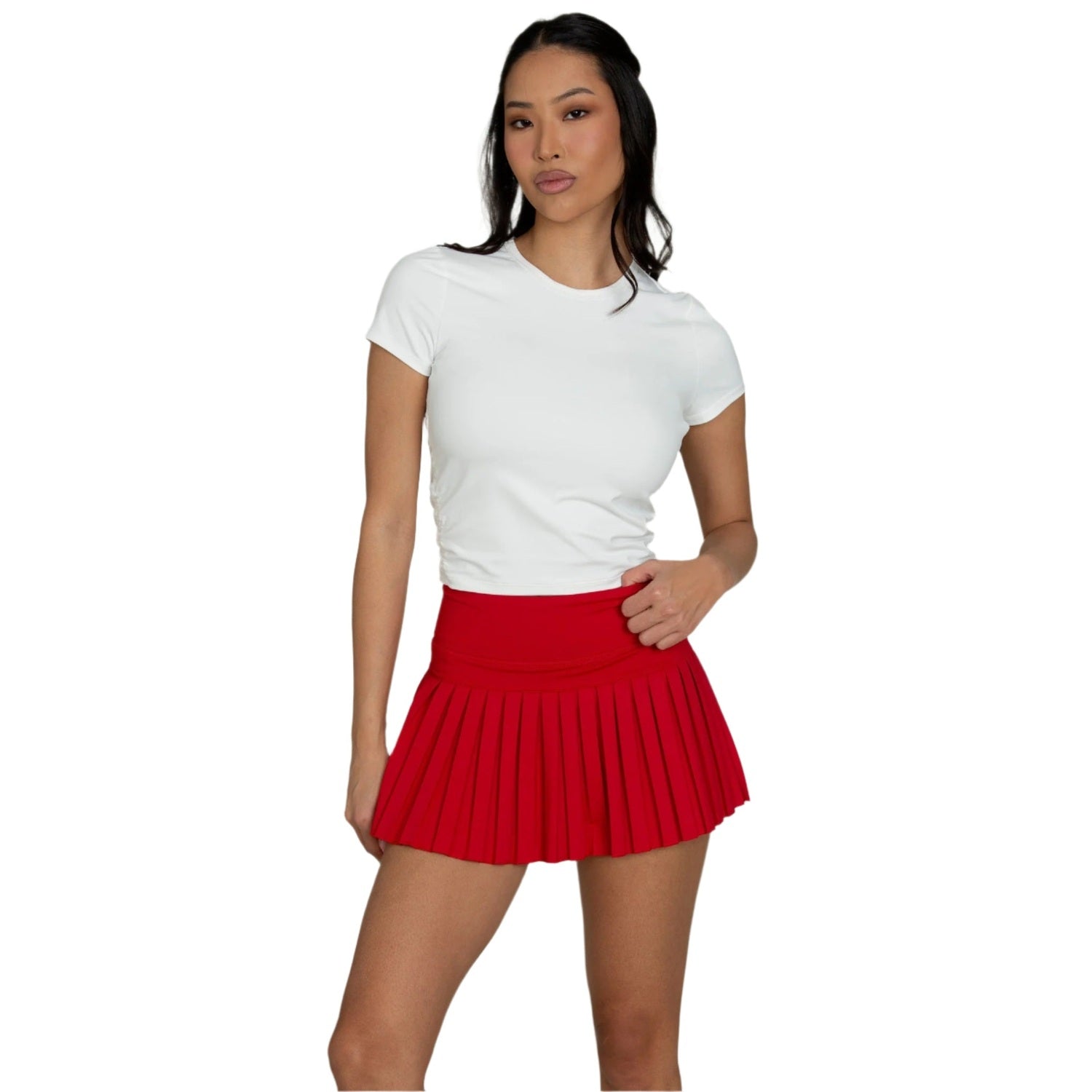 Women’s Pleated Tennis Skirt Gold Hinge