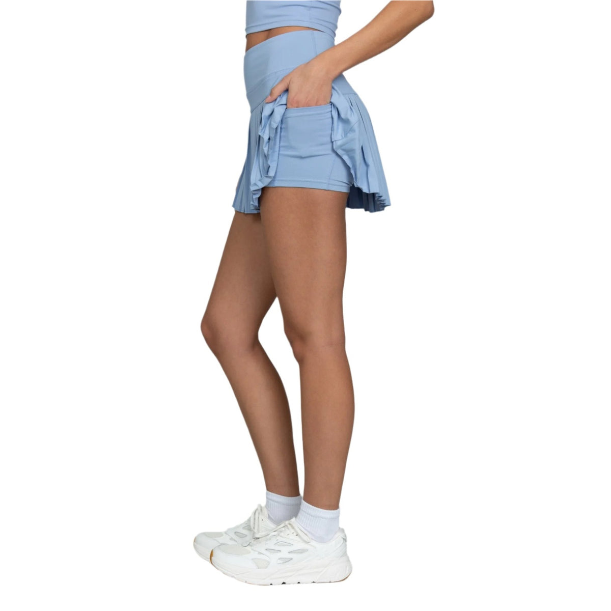 Women’s Pleated Tennis Skirt Gold Hinge