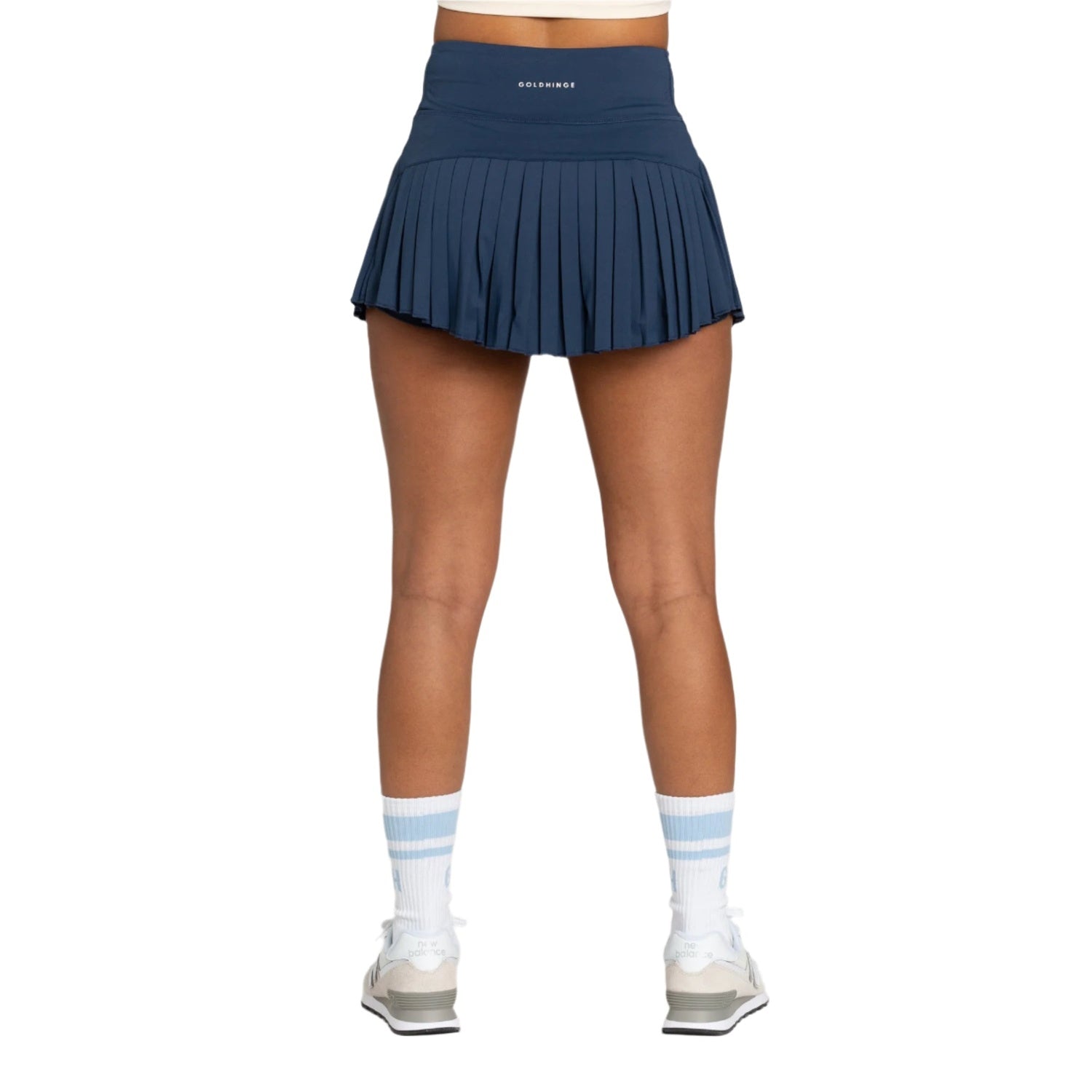 Women’s Pleated Tennis Skirt Gold Hinge