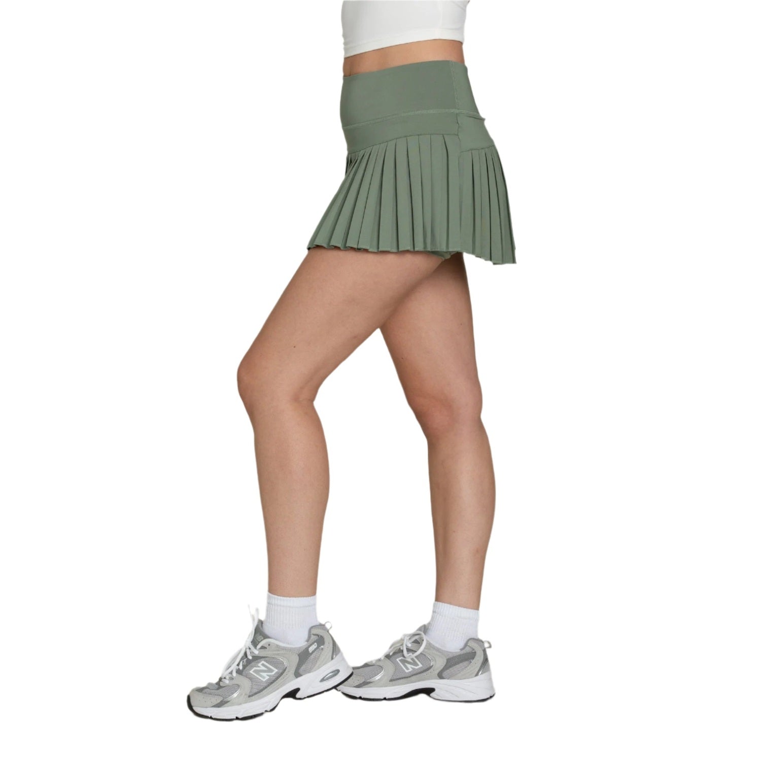 Women’s Pleated Tennis Skirt Gold Hinge