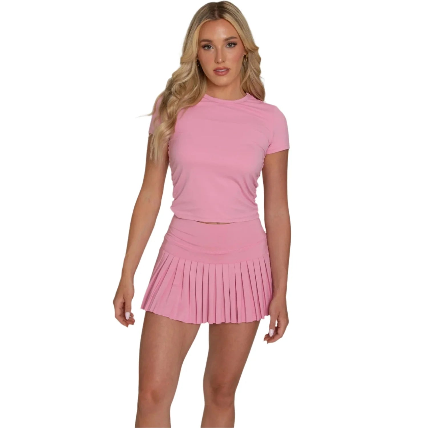 Women’s Pleated Tennis Skirt Gold Hinge