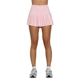 Women’s Pleated Tennis Skirt Gold Hinge - ALMOND BLOSSOM